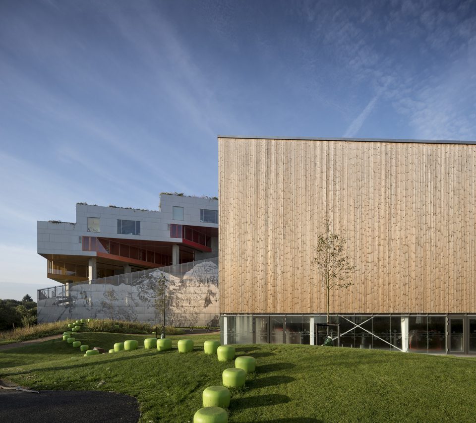 multi purpose sports facility in orestad city by nord architects