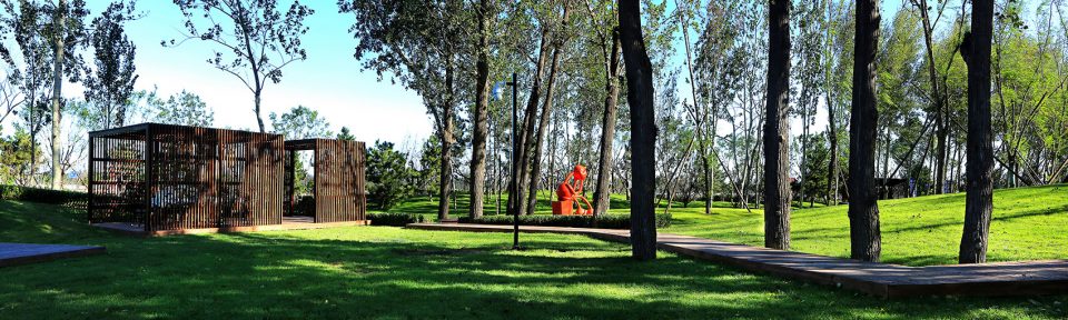 Beijing Daxing Longxi CIFI No.6 Courtyard Community Park China by DDON