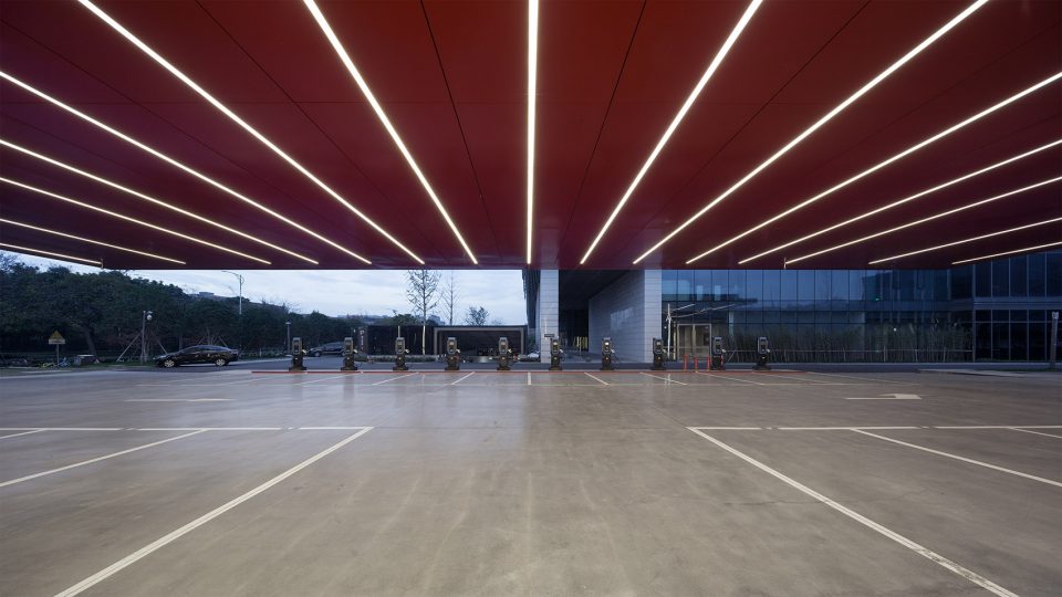 Inventronics Electric Vehicle Charging Station China by GLA