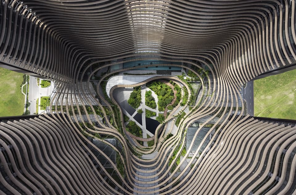 The Green Heart of Singapore Marina One by ingenhoven