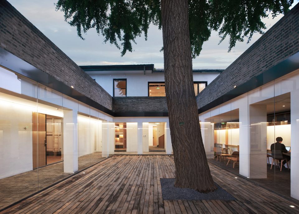 Xiezuo Hutong Capsule Hotel in Beijing by B.L.U.E. Architecture Studio