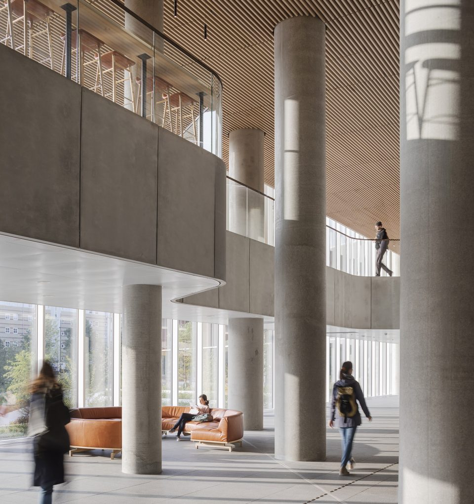 maersk tower extension of the panum complex at the university of copenhagen by c f moller architects