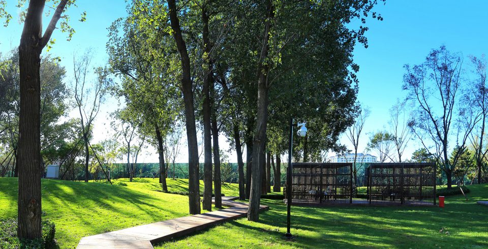 Beijing Daxing Longxi CIFI No.6 Courtyard Community Park China by DDON