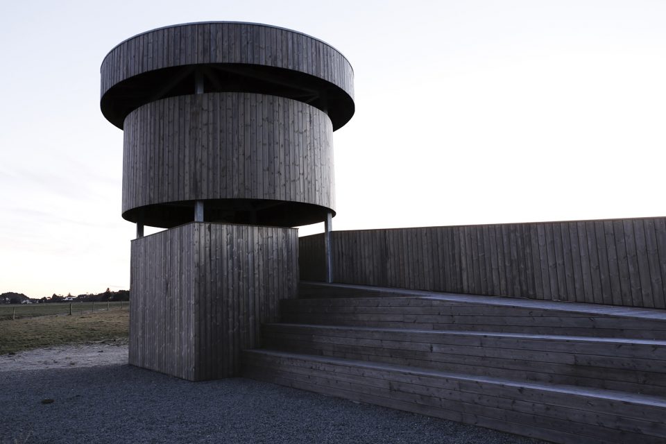 Herdla Birdwatching Tower by LJB Arkitektur