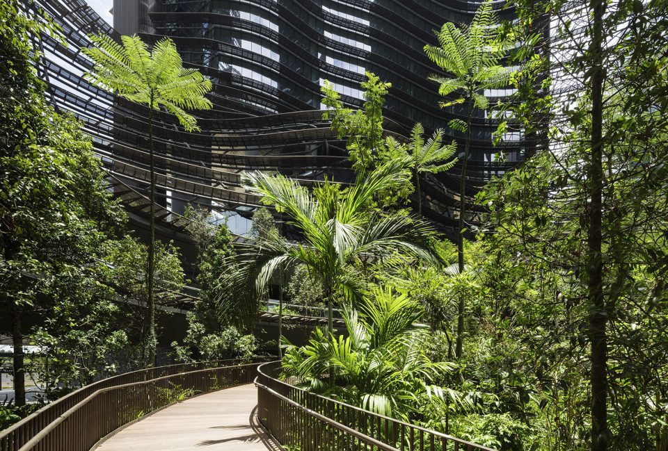 The Green Heart of Singapore Marina One by ingenhoven