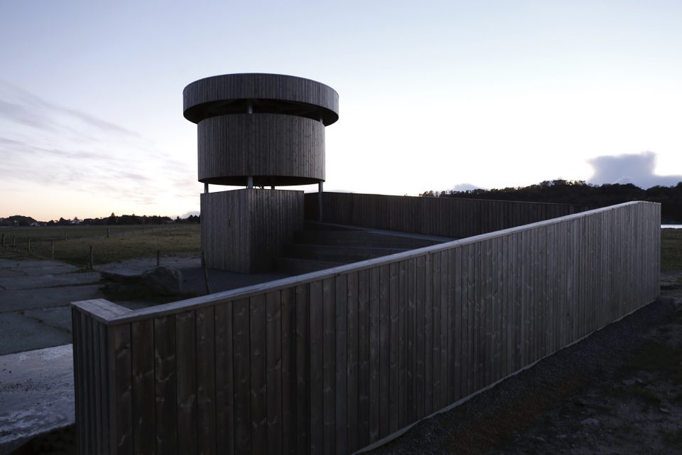 Herdla Birdwatching Tower by LJB Arkitektur