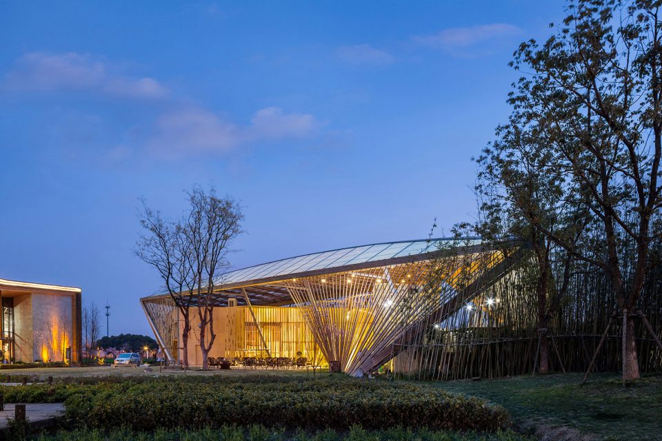 New Pastoralism’s Lecture Hall Yangshan Town Wuxi City China by SYN architects