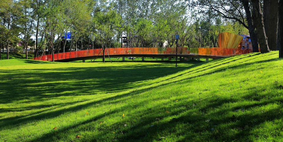 Beijing Daxing Longxi CIFI No.6 Courtyard Community Park China by DDON