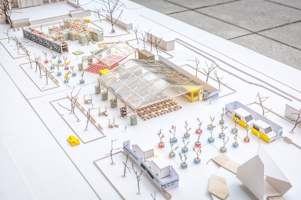 Temporary public space for Malta Festival Poznań 2017 by Atelier Starzak Strebicki