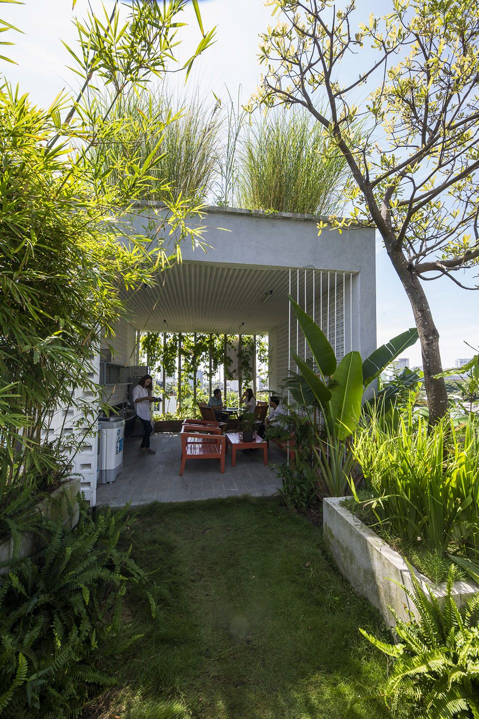 The Modern Village Office by Ho Khue Architects