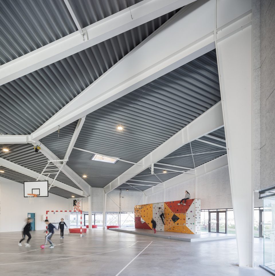 multi purpose sports facility in orestad city by nord architects