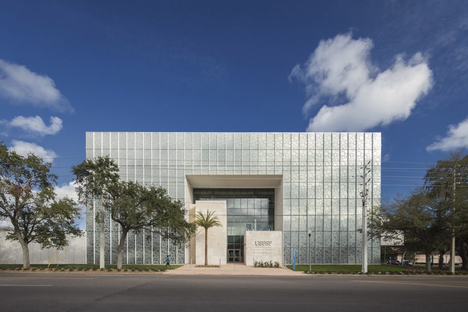 Innovative Facade of USF SPs Tiedemann College of Business by ikon.5 architects Harvard Jolly Architecture