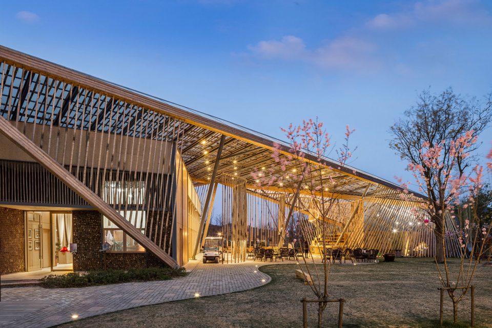 New Pastoralism’s Lecture Hall Yangshan Town Wuxi City China by SYN architects