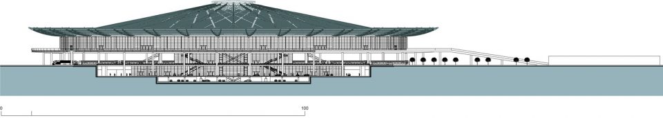 Shanghai South station China by AREP