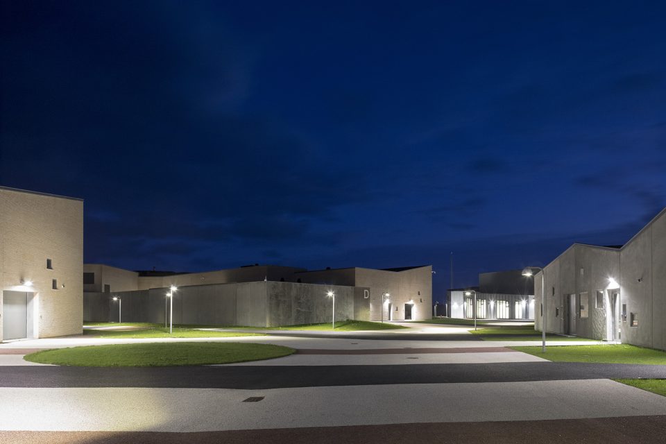 landscape design of storstrom state prison by marianne levinsen landskab