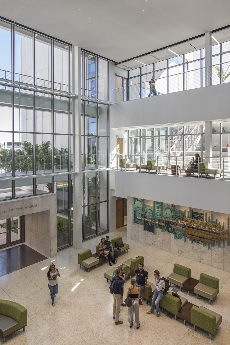 Innovative Facade of USF SPs Tiedemann College of Business by ikon.5 architects Harvard Jolly Architecture