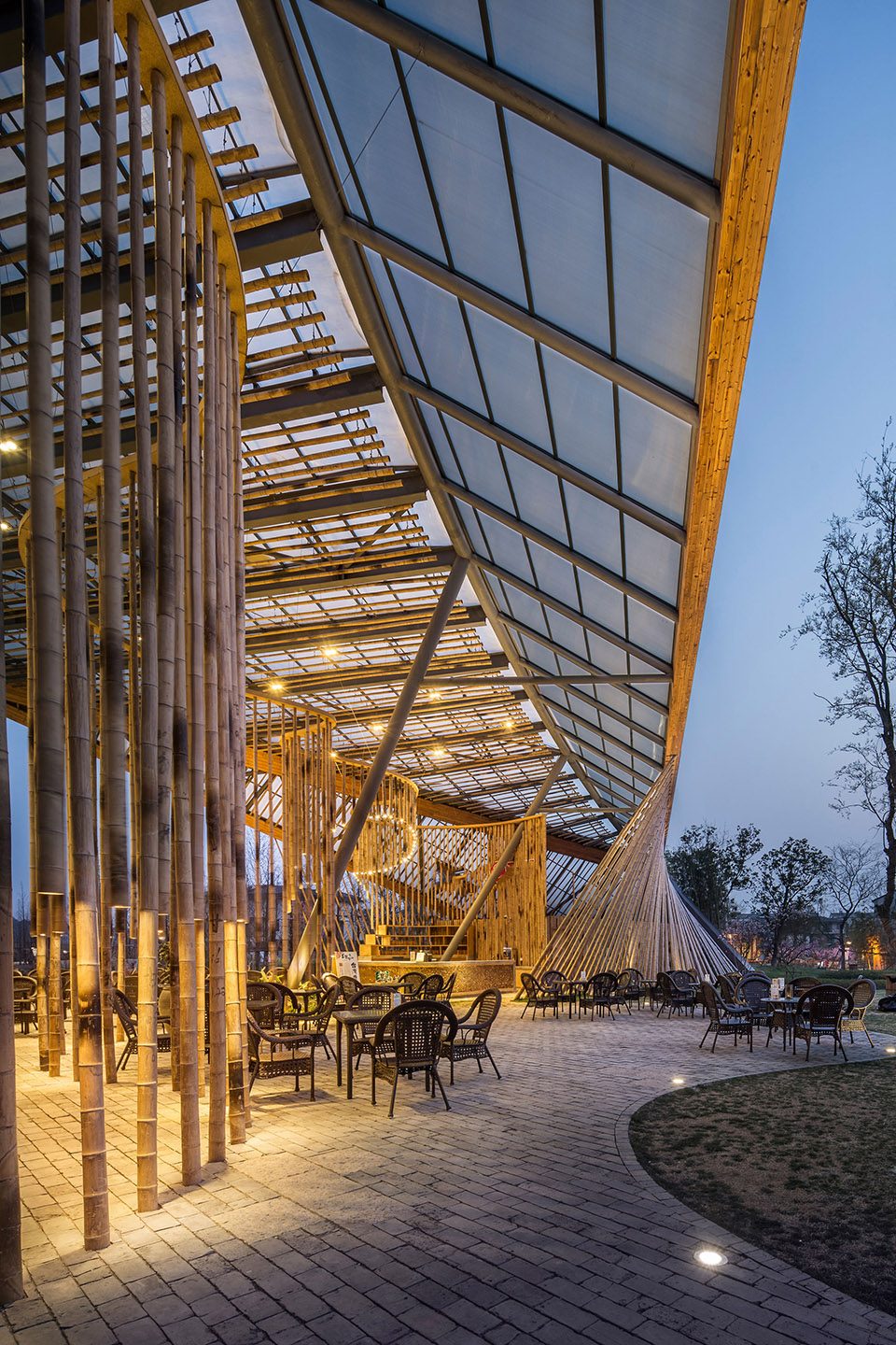 New Pastoralism’s Lecture Hall Yangshan Town Wuxi City China by SYN architects