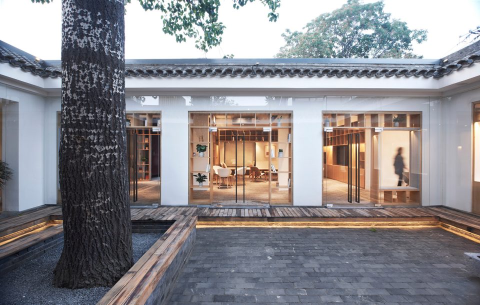 Xiezuo Hutong Capsule Hotel in Beijing by B.L.U.E. Architecture Studio