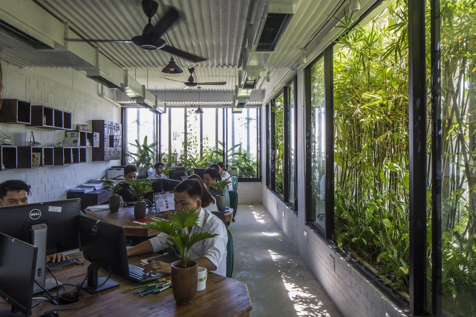 The Modern Village Office by Ho Khue Architects