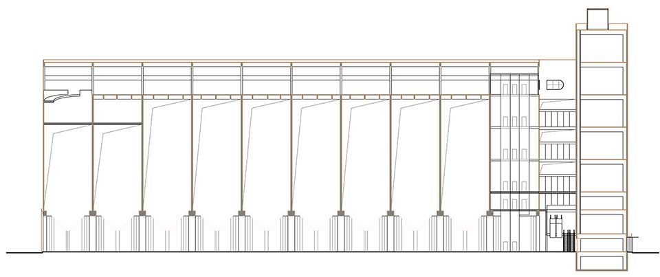 renovation of 80000 ton silos on minsheng wharf china by atelier deshaus 1
