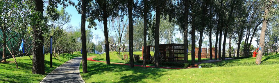 Beijing Daxing Longxi CIFI No.6 Courtyard Community Park China by DDON