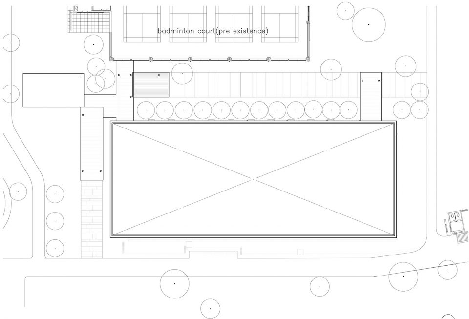 Cheomdan Badminton Court by JHW IROJE architects The Sa ram Architects