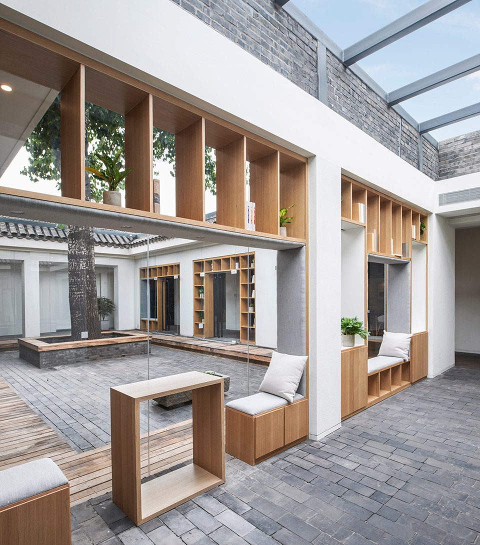 Xiezuo Hutong Capsule Hotel in Beijing by B.L.U.E. Architecture Studio