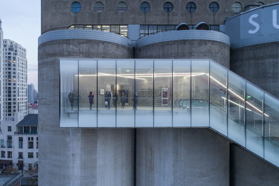 renovation of 80000 ton silos on minsheng wharf china by atelier deshaus