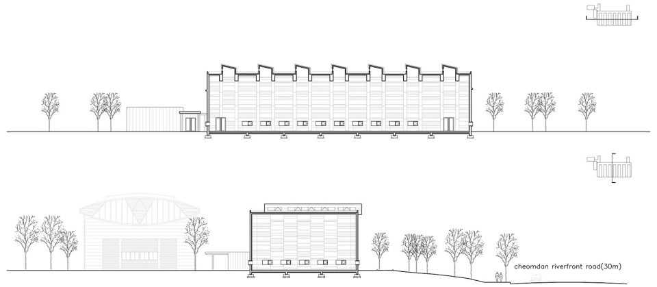 Cheomdan Badminton Court by JHW IROJE architects The Sa ram Architects