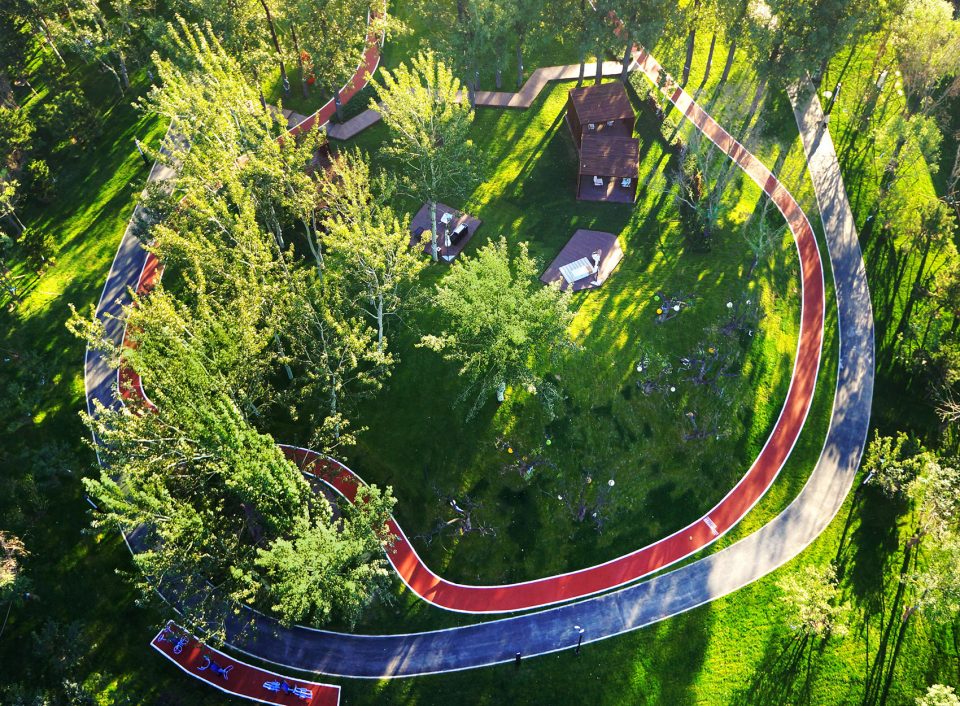 Beijing Daxing Longxi CIFI No.6 Courtyard Community Park China by DDON