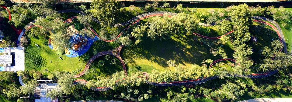 Beijing Daxing Longxi CIFI No.6 Courtyard Community Park China by DDON