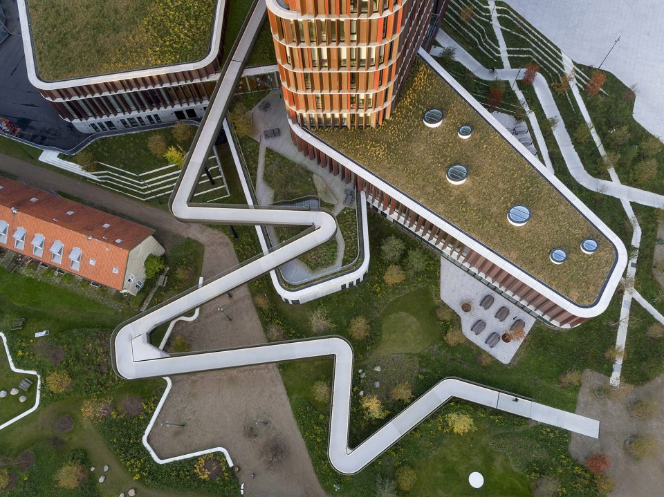 maersk tower extension of the panum complex at the university of copenhagen by c f moller architects