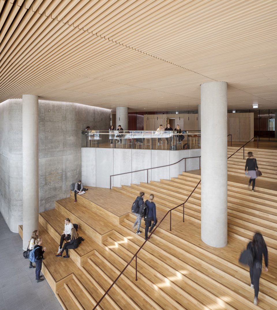 maersk tower extension of the panum complex at the university of copenhagen by c f moller architects