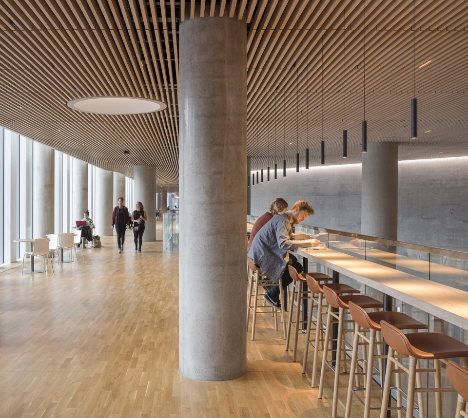 maersk tower extension of the panum complex at the university of copenhagen by c f moller architects