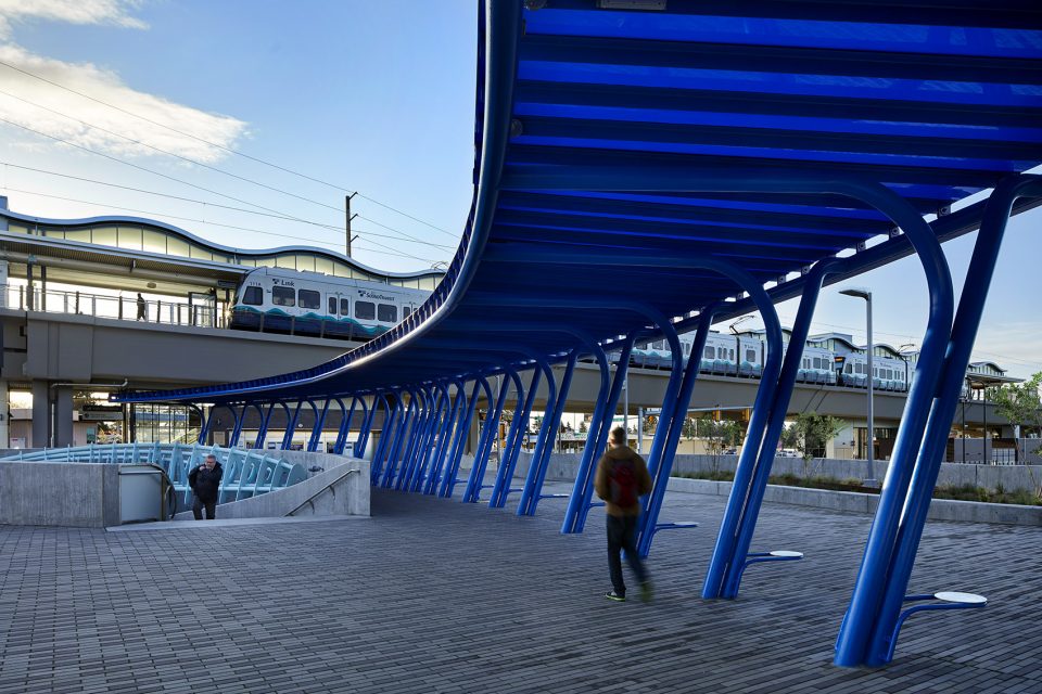 Angle Lake Transit Station and Plaza by Brooks Scarpa