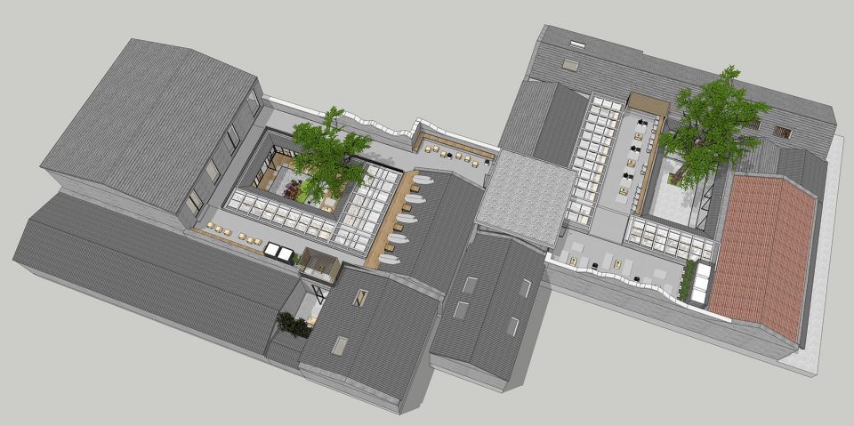 Xiezuo Hutong Capsule Hotel in Beijing by B.L.U.E. Architecture Studio