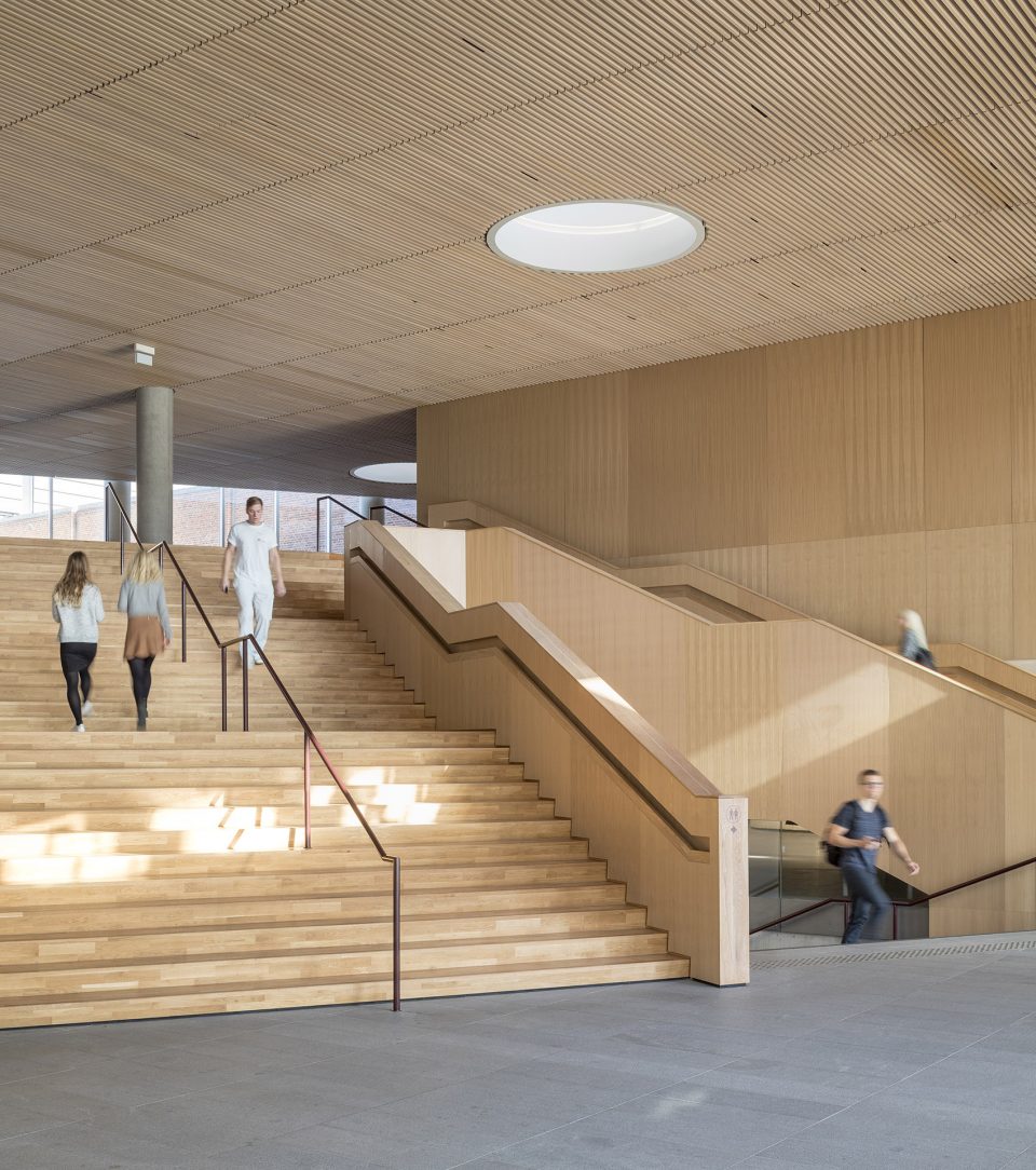 maersk tower extension of the panum complex at the university of copenhagen by c f moller architects