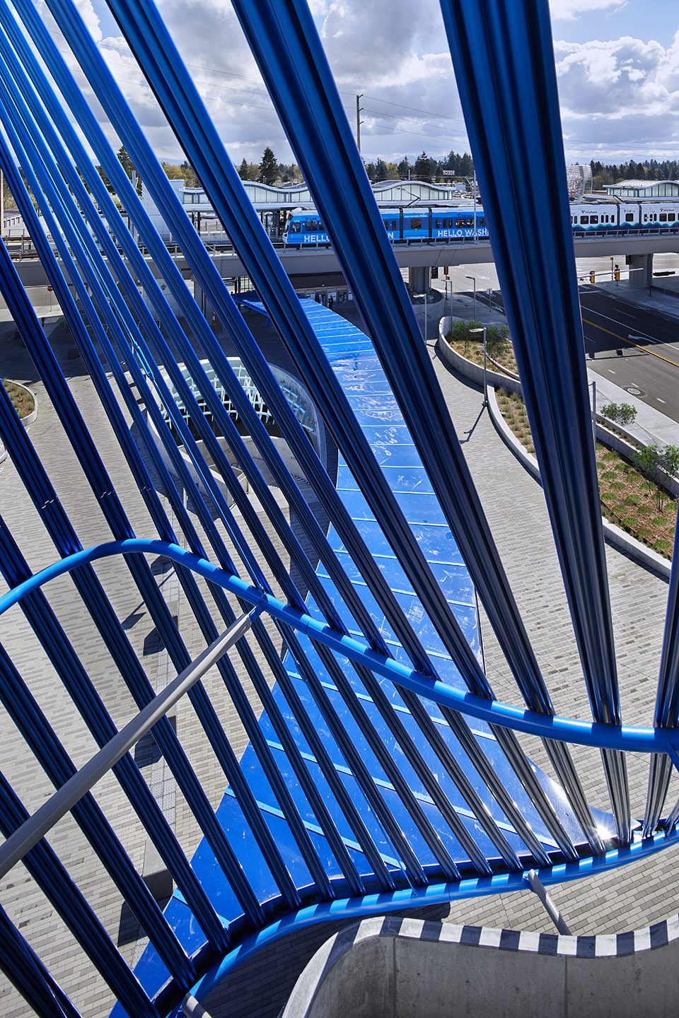 Angle Lake Transit Station and Plaza by Brooks Scarpa