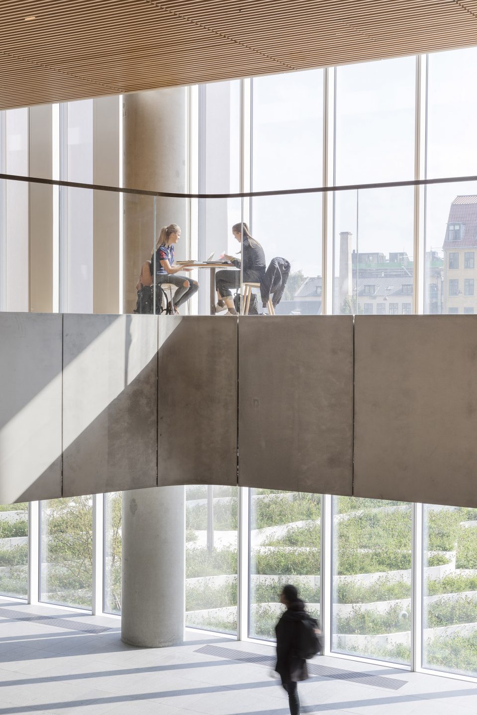 maersk tower extension of the panum complex at the university of copenhagen by c f moller architects
