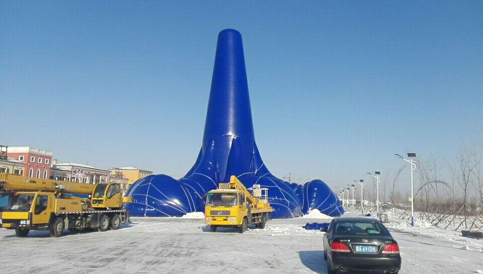 Sino Dutch Team Realized 31 Meter High Ice Tower