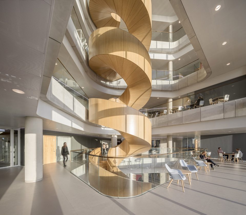 maersk tower extension of the panum complex at the university of copenhagen by c f moller architects