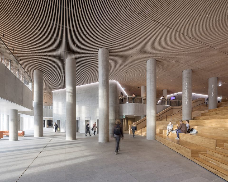 maersk tower extension of the panum complex at the university of copenhagen by c f moller architects