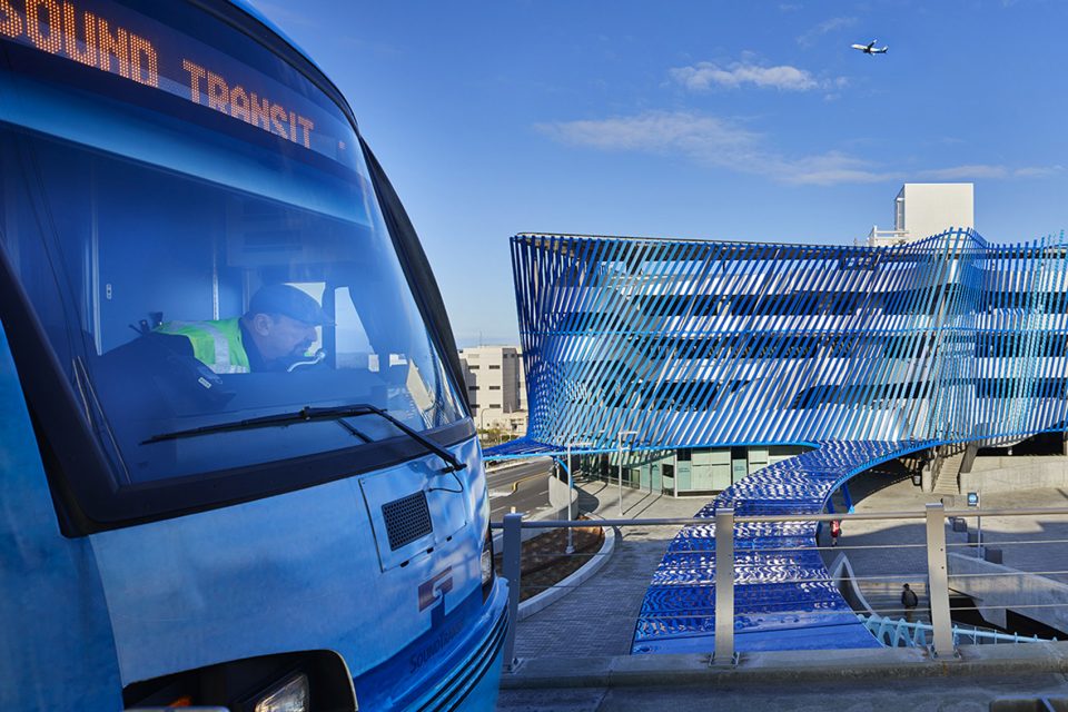 Angle Lake Transit Station and Plaza by Brooks Scarpa