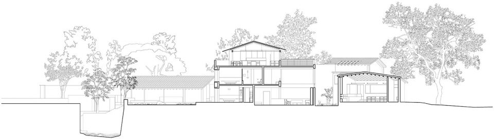 Section A A the Lost Villa Boutique Hotel Naturalbuild