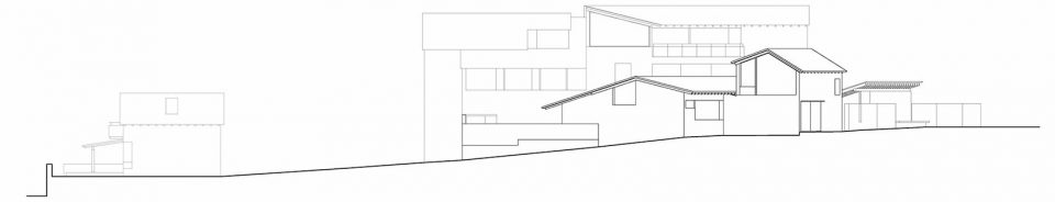 North elevation the Lost Villa Boutique Hotel Naturalbuild