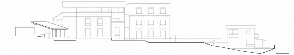 South elevation the Lost Villa Boutique Hotel Naturalbuild