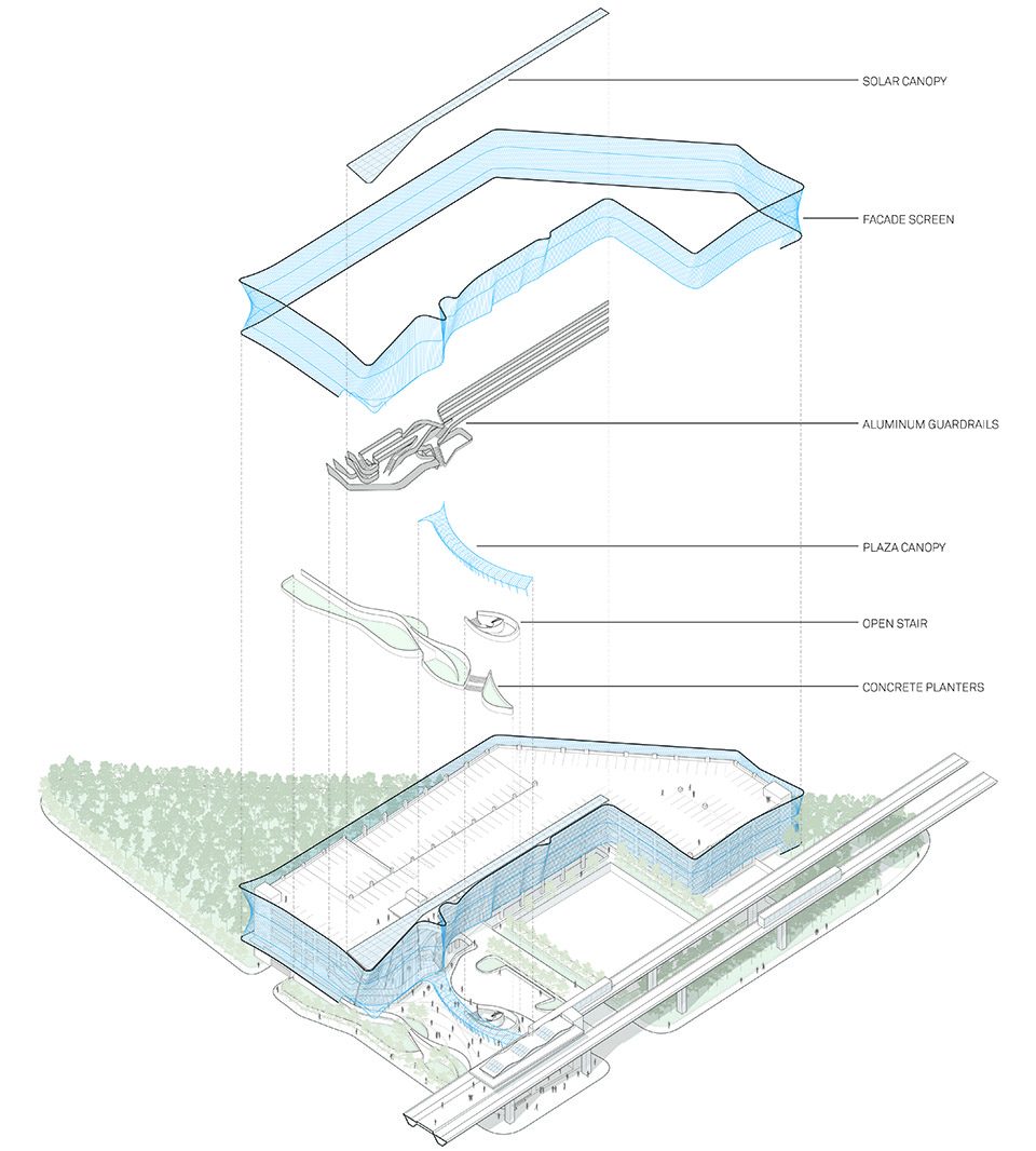 Angle Lake Transit Station and Plaza by Brooks Scarpa