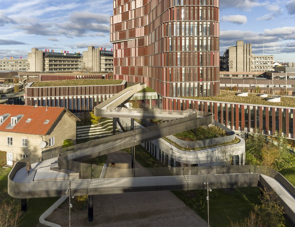 maersk tower extension of the panum complex at the university of copenhagen by c f moller architects