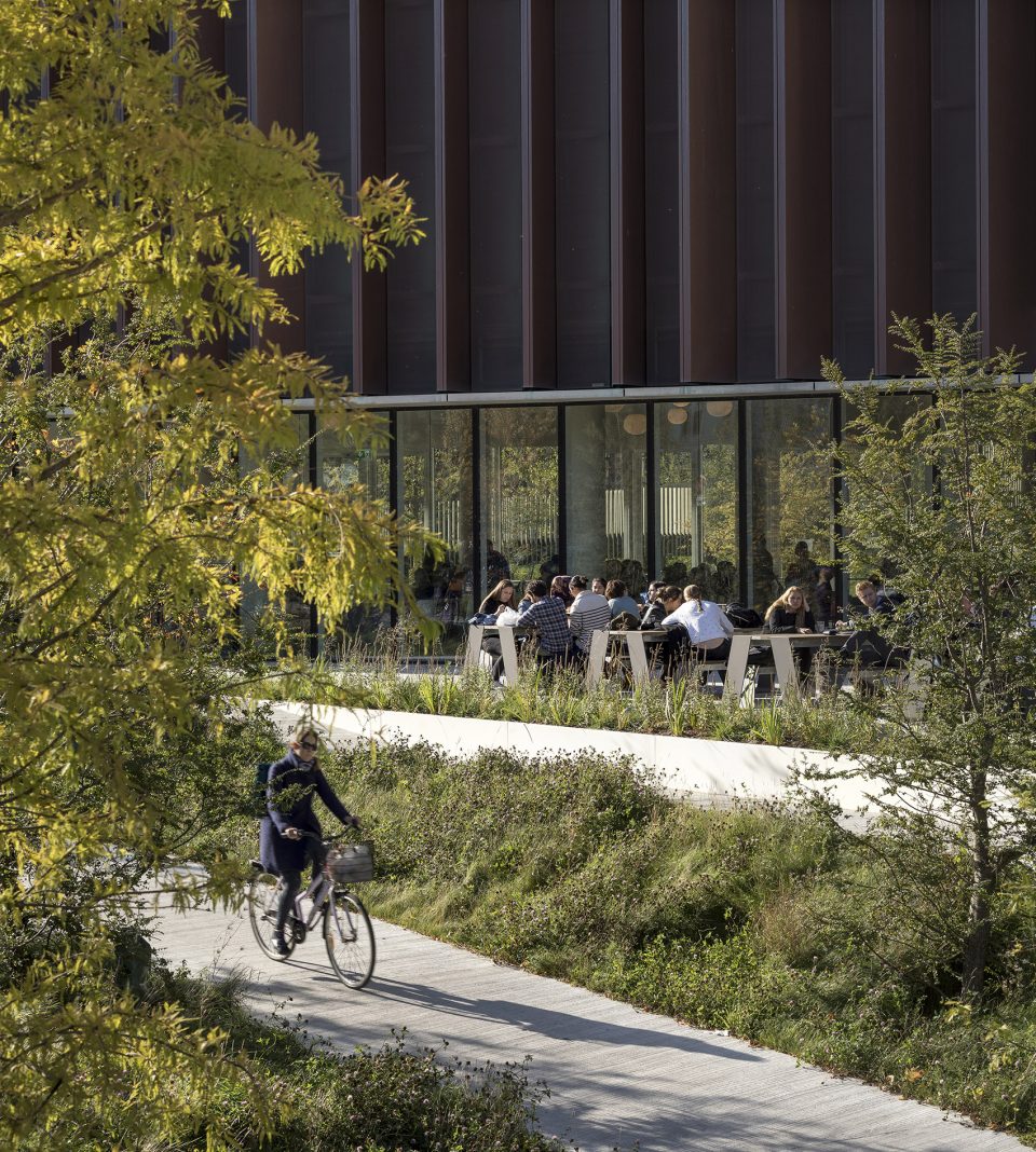 maersk tower extension of the panum complex at the university of copenhagen by c f moller architects