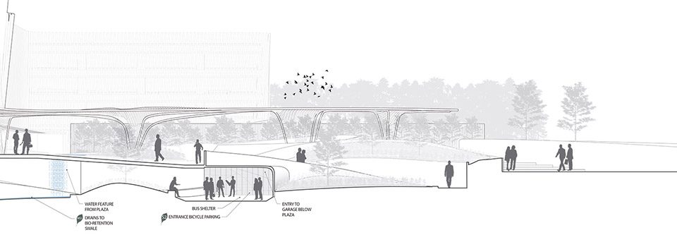 Angle Lake Transit Station and Plaza by Brooks Scarpa